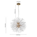 8/9 - Light Dandelion Firework Chandelier - LightfixturesUAE
