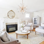 8/9 - Light Modern Crystal Sunburst Sputnik Chandelier - LightfixturesUAE