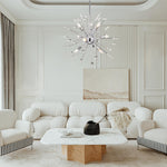 8/9 - Light Modern Crystal Sunburst Sputnik Chandelier - LightfixturesUAE