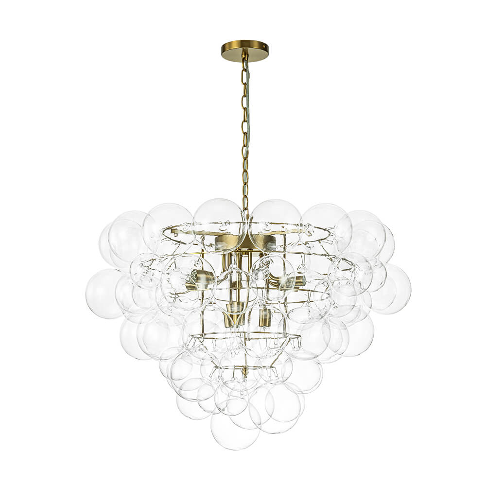 9 - Light Modern Cluster Grape Bubble Chandelier - LightfixturesUAE