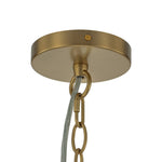9 - Light Modern Cluster Grape Ribbed Glass Chandelier - LightfixturesUAE