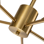 9/15 - Light Mid - century Branching Sputnik Crystal Chandelier - LightfixturesUAE