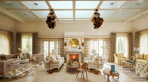 1/3/5/8-Light French Antique Brass Crystal Glass Orb Chandelier - Customer photo 1