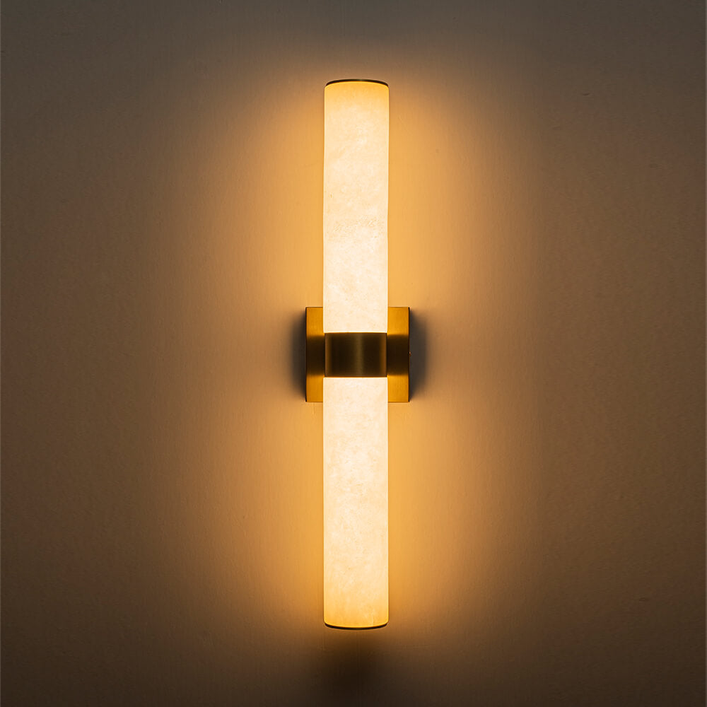 Modern Marble LED Bathroom Vanity Wall Light - LightfixturesUAE
