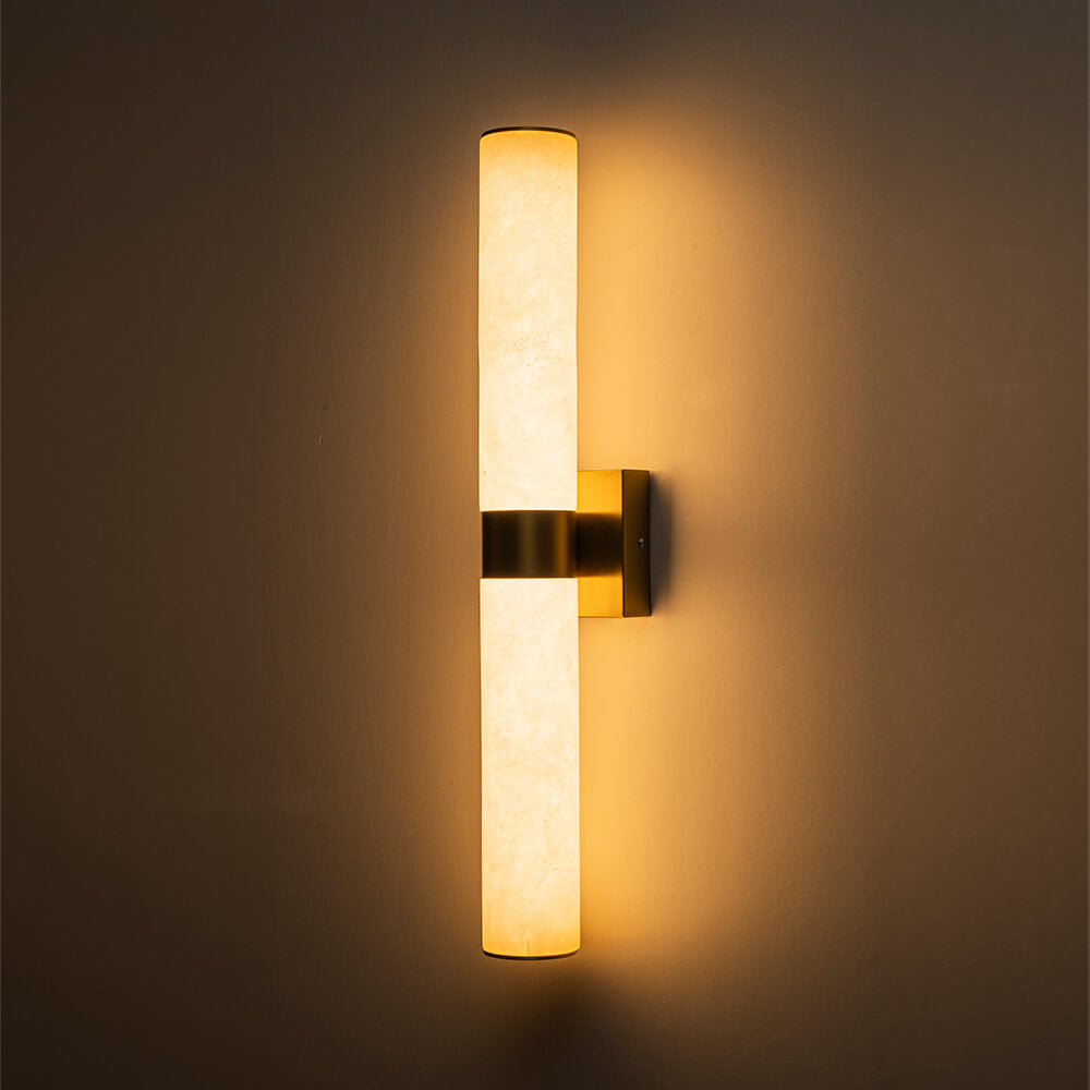 Modern Marble LED Bathroom Vanity Wall Light - LightfixturesUAE