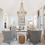 Antique Candle Style Crystal Empire Chandelier - LightfixturesUAE