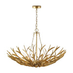 Art Deco 6 - Light Branch - Style Flower Basket Iron Chandelier - LightfixturesUAE