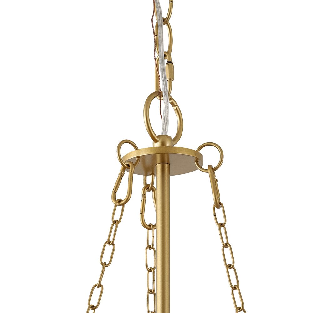 Art Deco 6 - Light Branch - Style Flower Basket Iron Chandelier - LightfixturesUAE