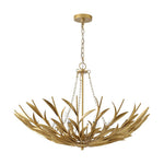Art Deco 6 - Light Branch - Style Flower Basket Iron Chandelier - LightfixturesUAE