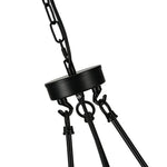 Bauhaus 5 - Light Drum Crystal Chandelier with Adjustable Chains/Rods - LightfixturesUAE