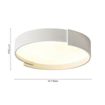 Circular Round LED Flush Mount Thin Ceiling Light - LightfixturesUAE