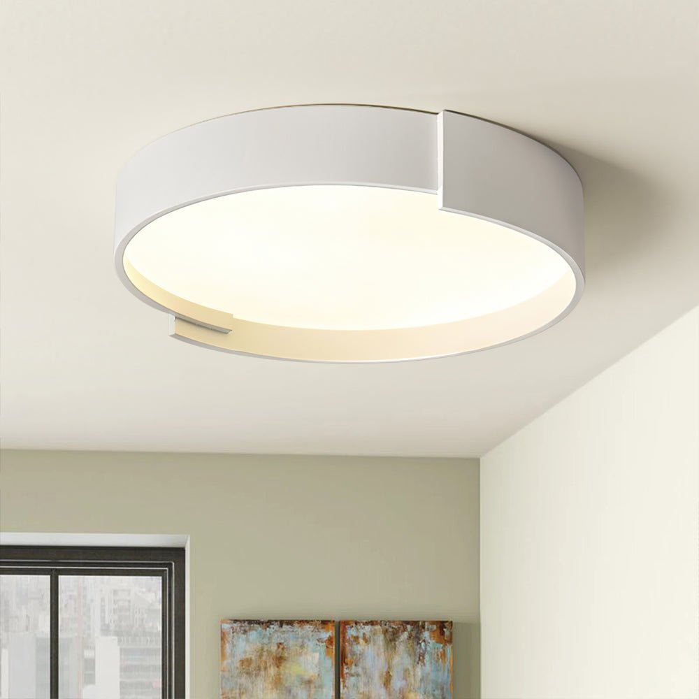 Circular Round LED Flush Mount Thin Ceiling Light - LightfixturesUAE