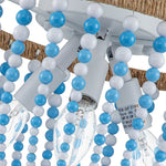 Coastal Colorful Beaded Flush Mount Ceiling Light - LightfixturesUAE