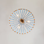 Coastal Colorful Beaded Flush Mount Ceiling Light - LightfixturesUAE