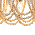 Coastal Modern Beaded Flush Mount Ceiling Light - LightfixturesUAE