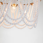 Coastal Modern Beaded Flush Mount Ceiling Light - LightfixturesUAE