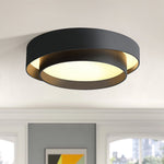 Concentric Rings Round LED Flush Mount Ceiling Light - LightfixturesUAE