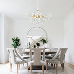 Contemporary Cluster Clear Glass Cloud Bubble Chandelier - LightfixturesUAE
