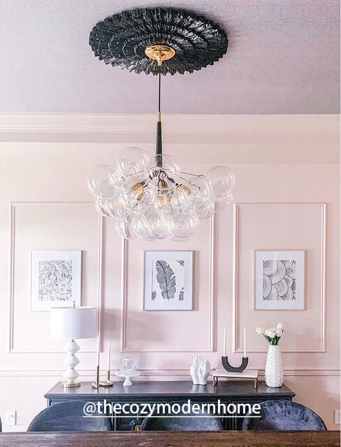 Contemporary Cluster Clear Glass Cloud Bubble Chandelier - LightfixturesUAE