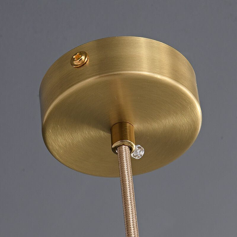 Crystal 1 - Light Mini Brass Pendant Light - LightfixturesUAE