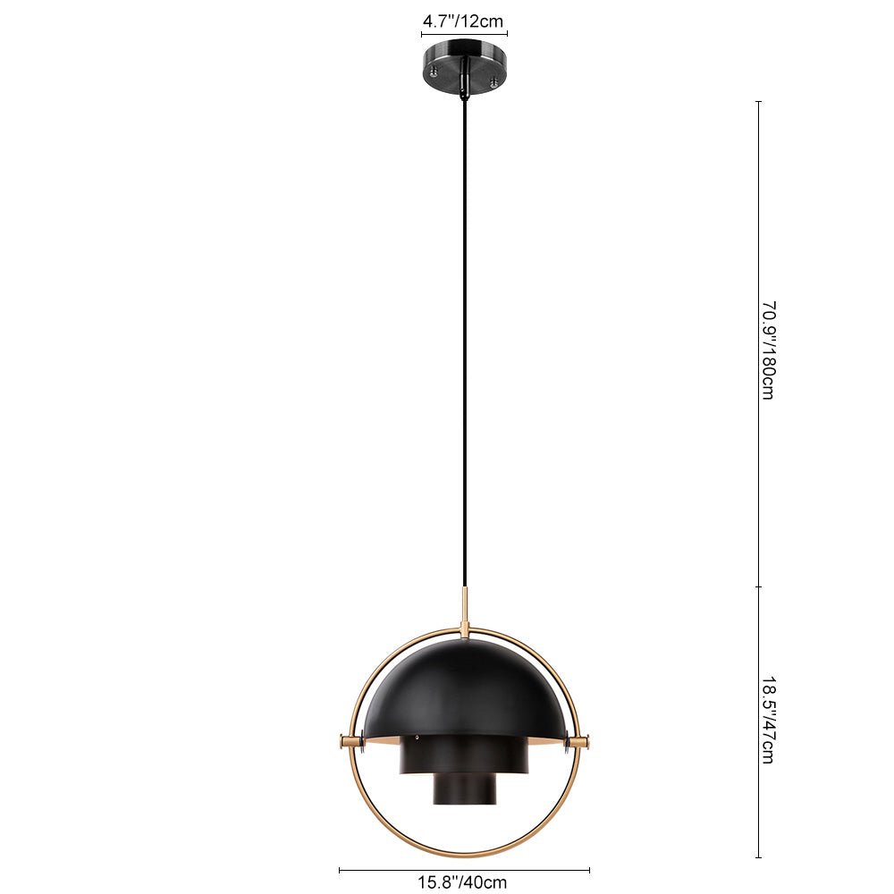 Danish Modern 1 Light Multi - Lite Pendant Light - LightfixturesUAE