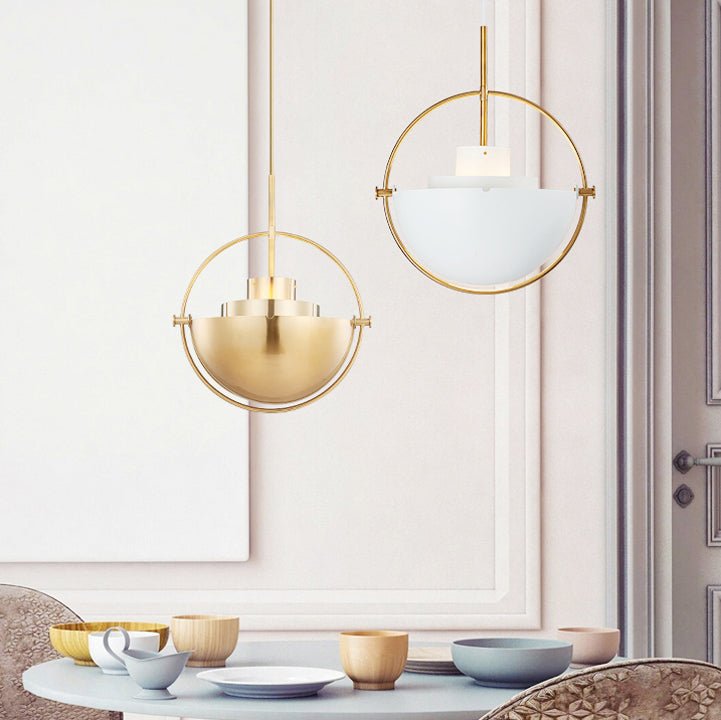 Danish Modern 1 Light Multi - Lite Pendant Light - LightfixturesUAE
