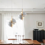 Danish Modern 1 Light Multi - Lite Pendant Light - LightfixturesUAE