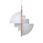 Danish Modern 1 Light Multi - Lite Pendant Light - LightfixturesUAE