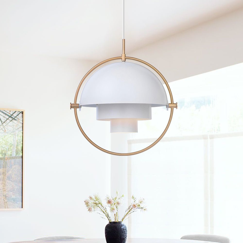 Danish Modern 1 Light Multi - Lite Pendant Light - LightfixturesUAE