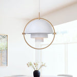 Danish Modern 1 Light Multi - Lite Pendant Light - LightfixturesUAE