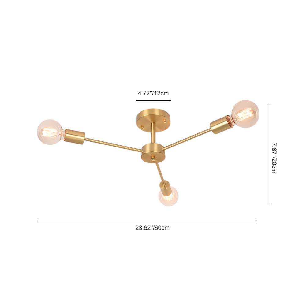 Decorative Statement 3/6 - Light Sputnik Chandelier - LightfixturesUAE