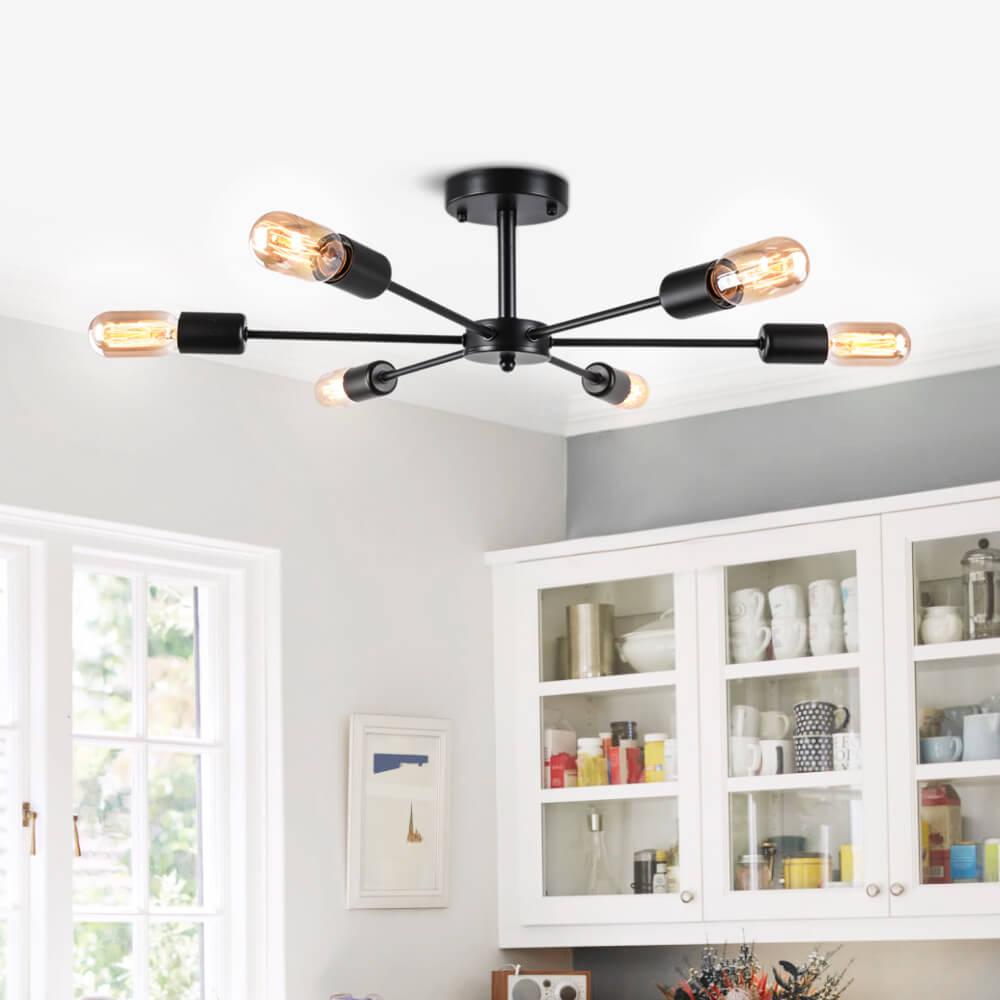 Decorative Statement 3/6 - Light Sputnik Chandelier - LightfixturesUAE