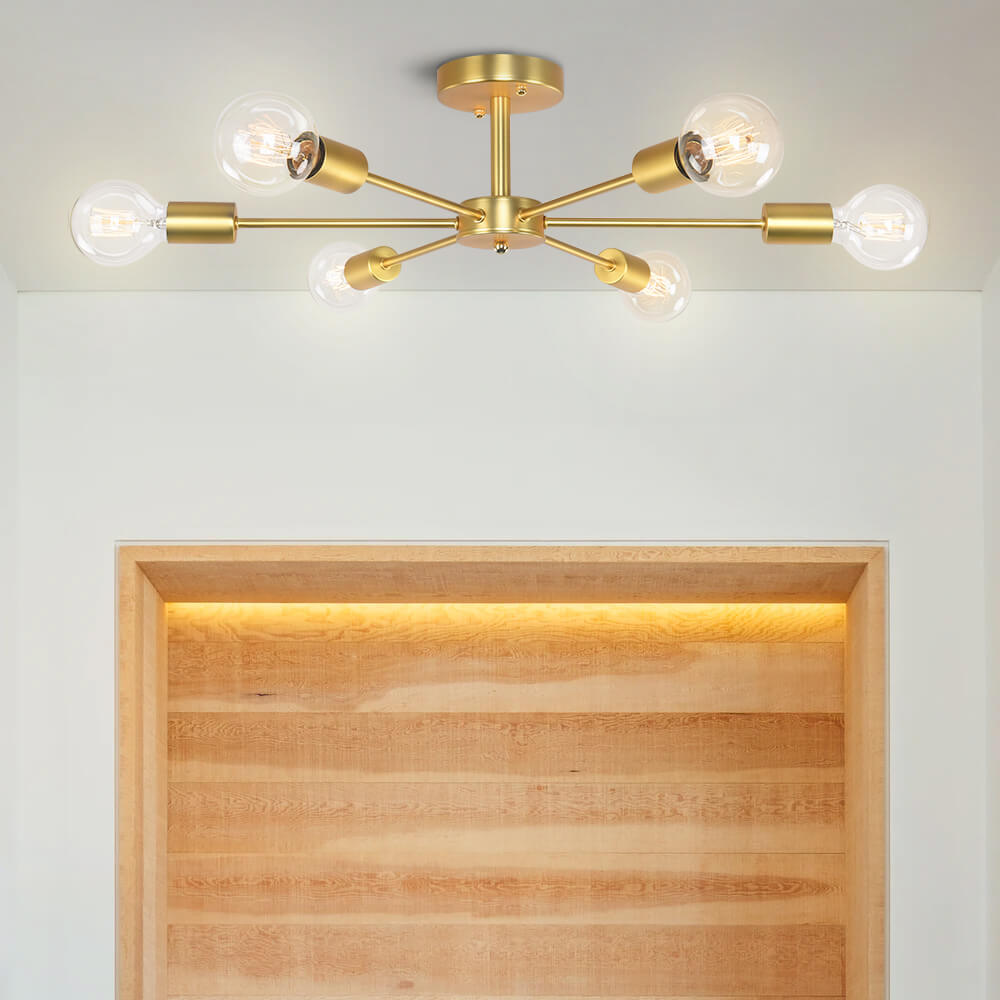 Decorative Statement 3/6 - Light Sputnik Chandelier - LightfixturesUAE