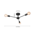 Decorative Statement 3/6 - Light Sputnik Chandelier - LightfixturesUAE