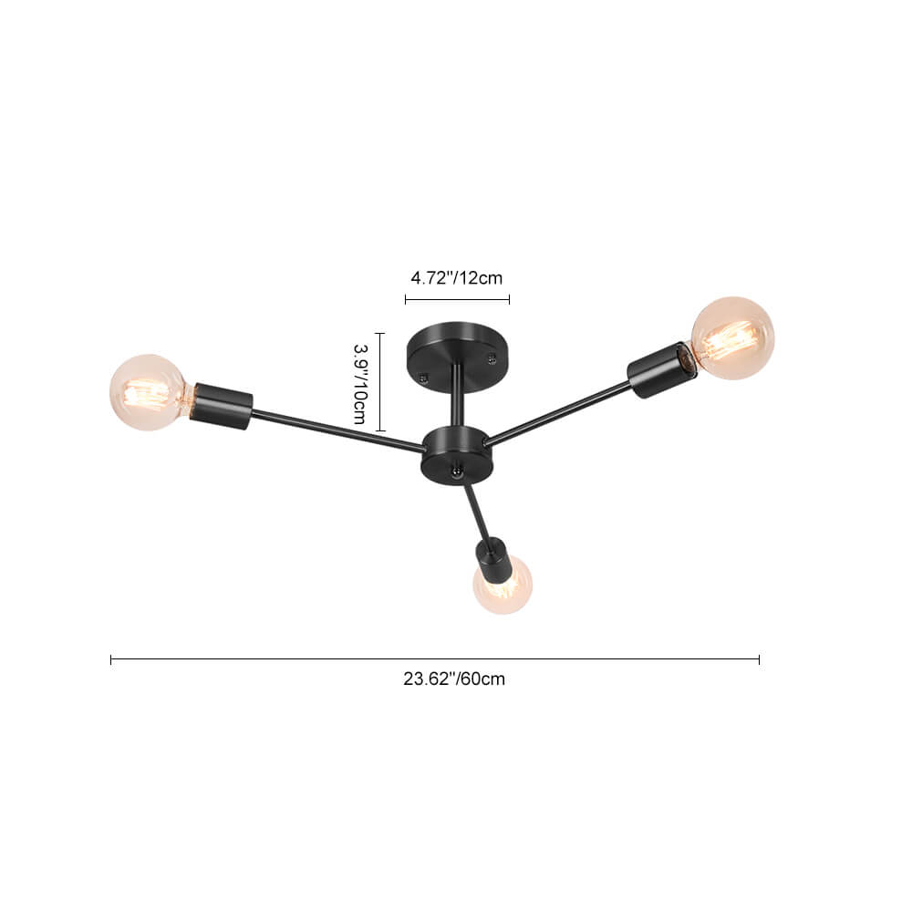 Decorative Statement 3/6 - Light Sputnik Chandelier - LightfixturesUAE