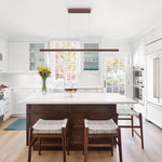Dimmable LED Modern Linear Island Chandelier - LightfixturesUAE