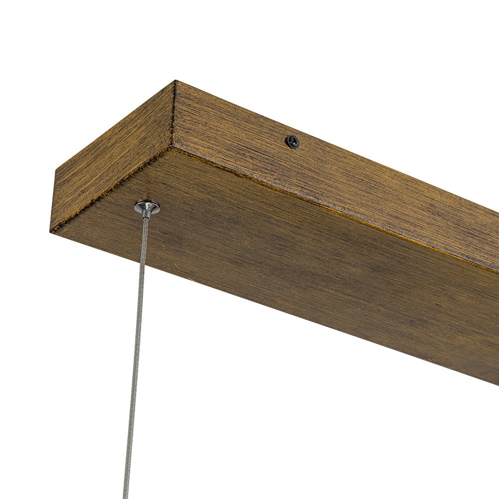 Dimmable LED Modern Linear Island Chandelier - LightfixturesUAE