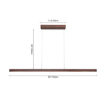 Dimmable LED Modern Linear Island Chandelier - LightfixturesUAE