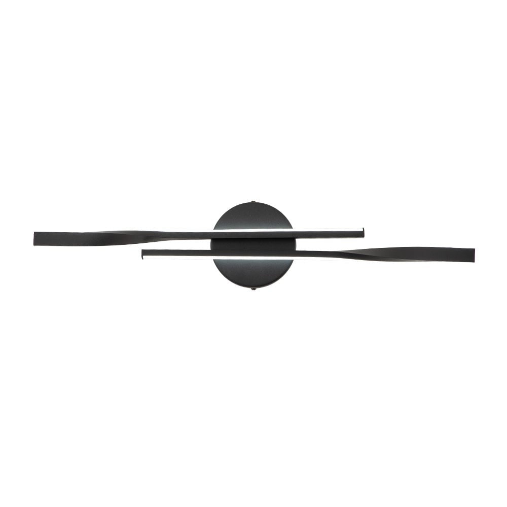 Dimmable LED Modern Mid - Century Swirl Linear Wall Sconce - LightfixturesUAE