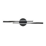 Dimmable LED Modern Mid - Century Swirl Linear Wall Sconce - LightfixturesUAE