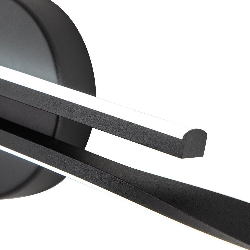 Dimmable LED Modern Mid - Century Swirl Linear Wall Sconce - LightfixturesUAE
