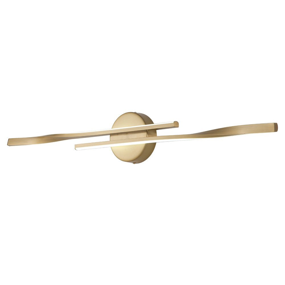 Dimmable LED Modern Mid - Century Swirl Linear Wall Sconce - LightfixturesUAE