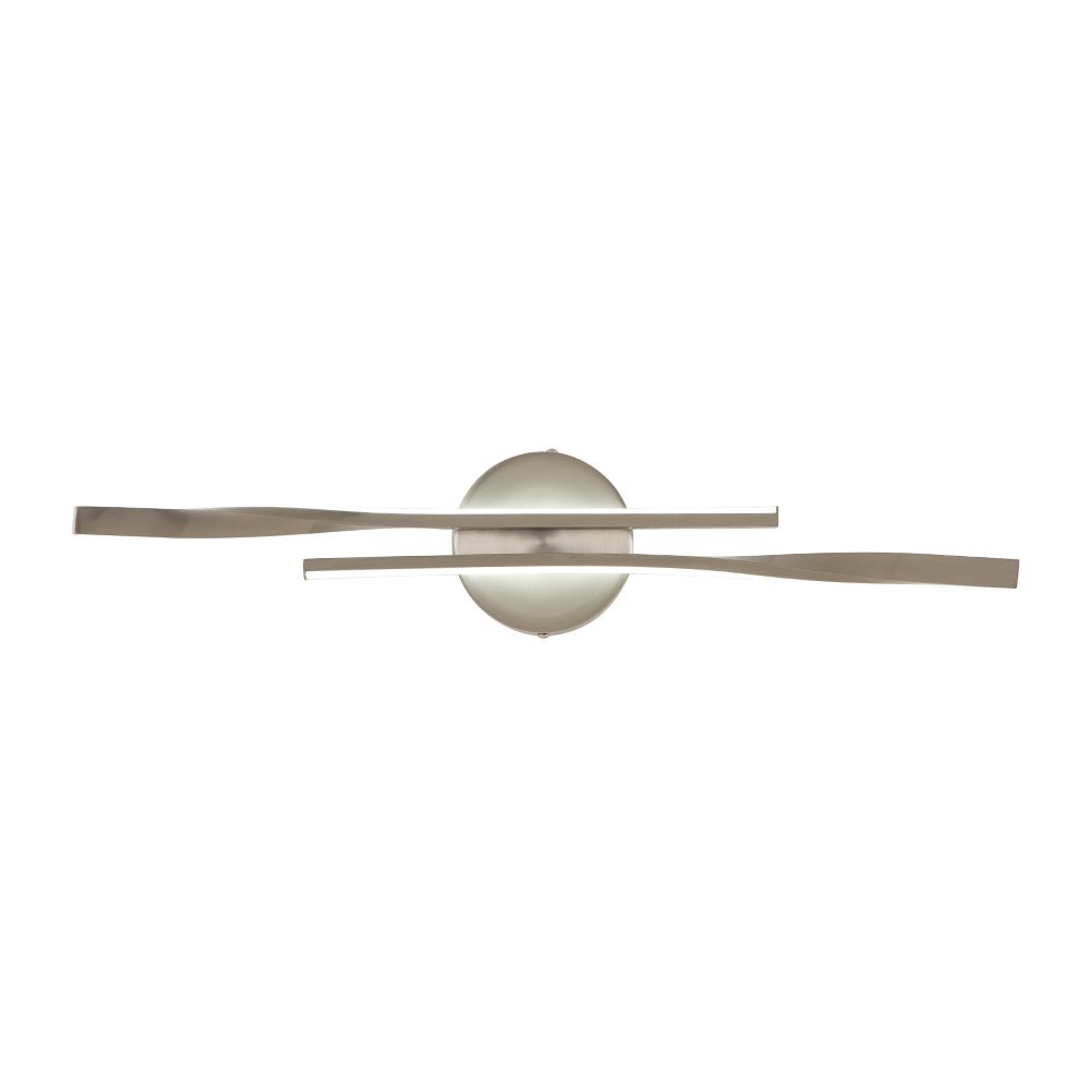 Dimmable LED Modern Mid - Century Swirl Linear Wall Sconce - LightfixturesUAE