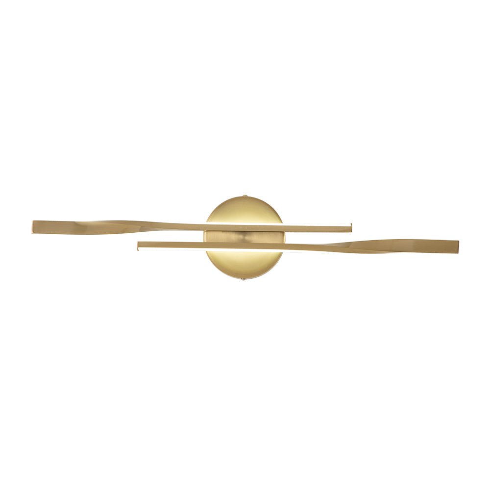 Dimmable LED Modern Mid - Century Swirl Linear Wall Sconce - LightfixturesUAE