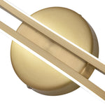 Dimmable LED Modern Mid - Century Swirl Linear Wall Sconce - LightfixturesUAE