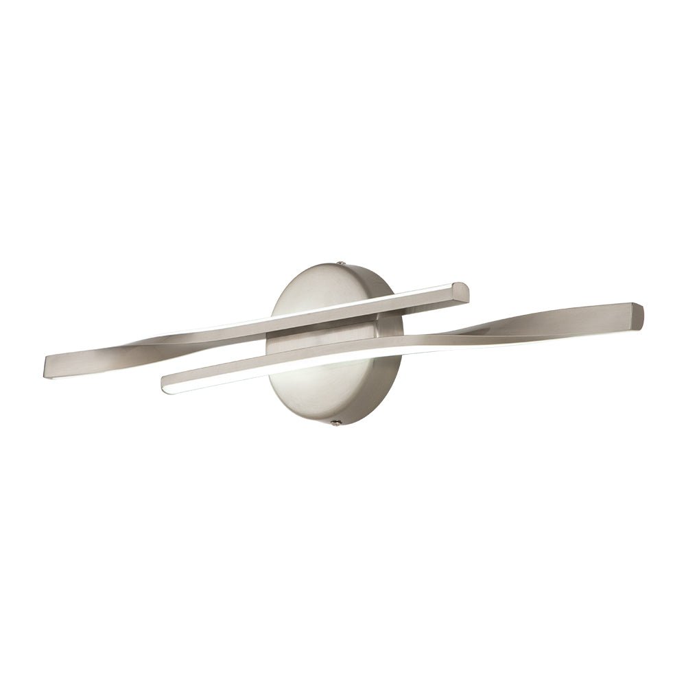 Dimmable LED Modern Mid - Century Swirl Linear Wall Sconce - LightfixturesUAE