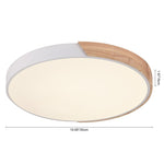 Dimmable Modern LED Round Flush Mount Ceiling Light - LightfixturesUAE