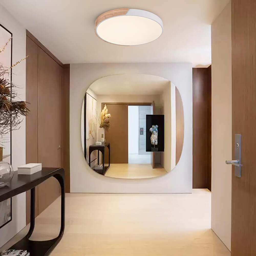 Dimmable Modern LED Round Flush Mount Ceiling Light - LightfixturesUAE