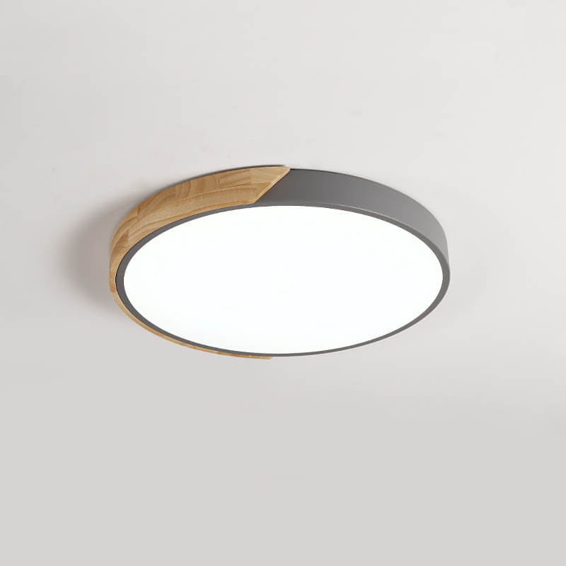 Dimmable Modern LED Round Flush Mount Ceiling Light - LightfixturesUAE