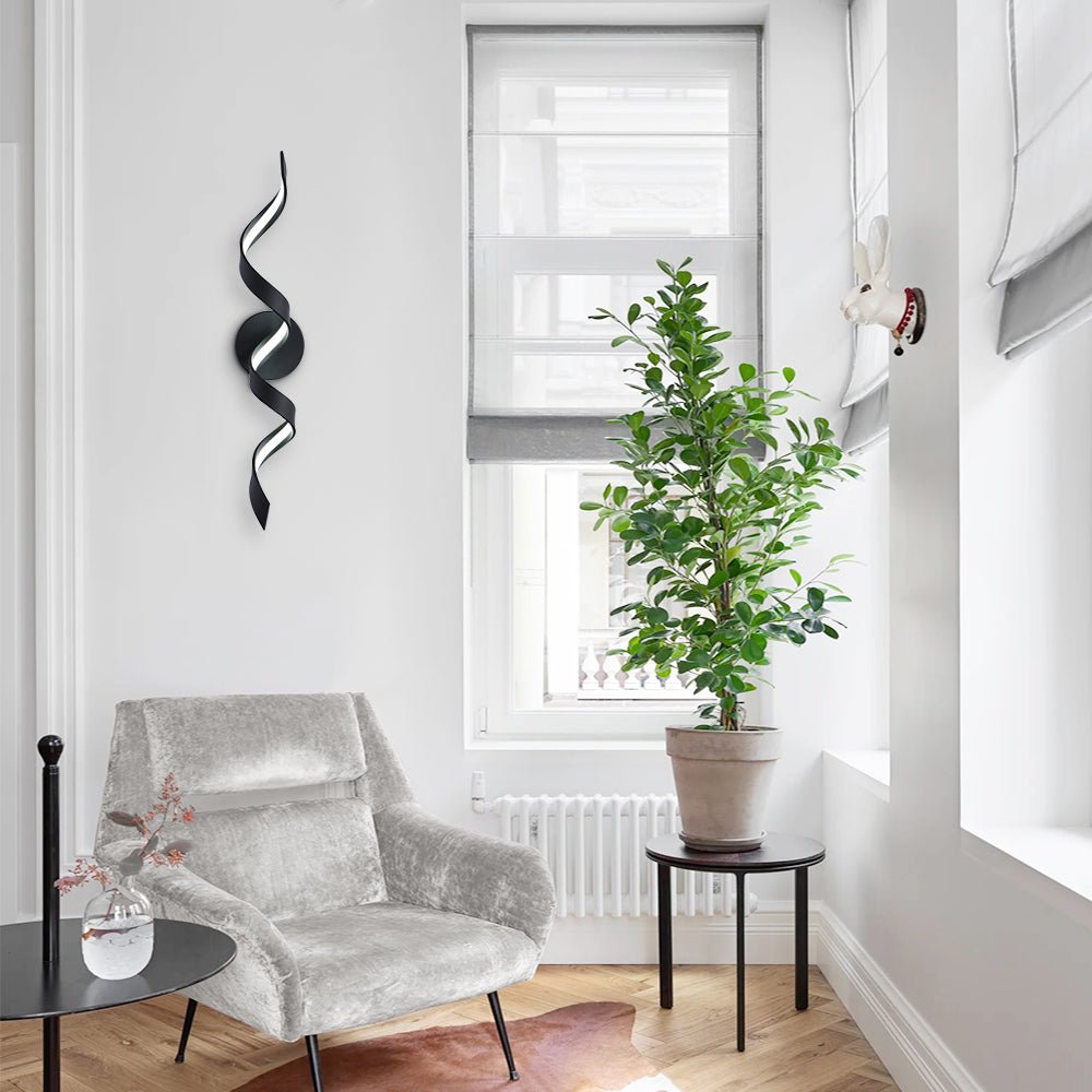 Dimmable Modern LED Spiral Sleek Bar Wall Sconce - LightfixturesUAE